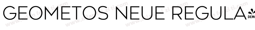 Geometos Neue Regula字体转换